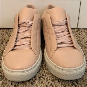 Light pink sneakers